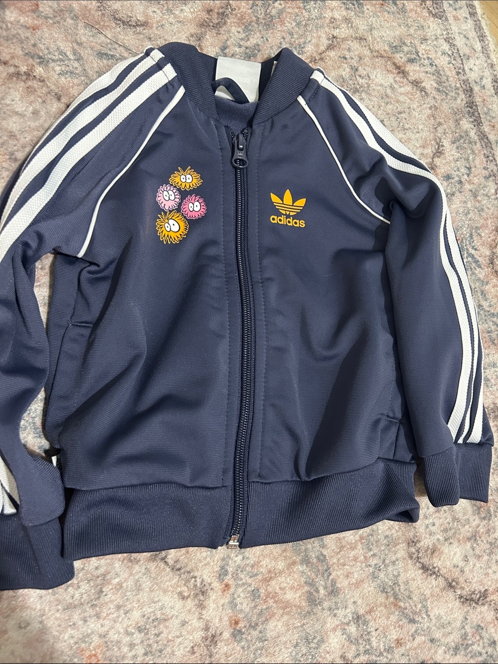 Adidas Original Kevin Lyon’s Kids Navy Track Jacket